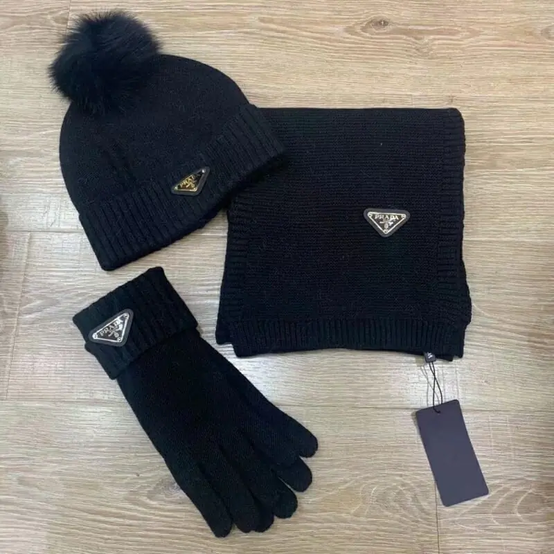 prada hat and echapres and glove set s_1265224